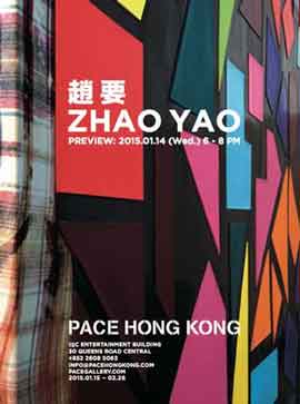  赵要  ZHAO YAO - 15.01 26.02 2015  Pace  Hong Kong  -  poster  -