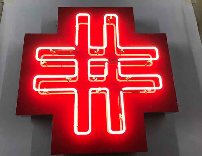 Paul Wong  -  #Hashtagplus  -  Neon + Net Art 