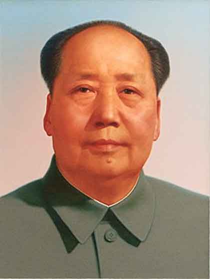 Zhang Zhenshi  张振仕  -   Mao Zedong  毛泽东 -  Oil panting 8 x 4 m  