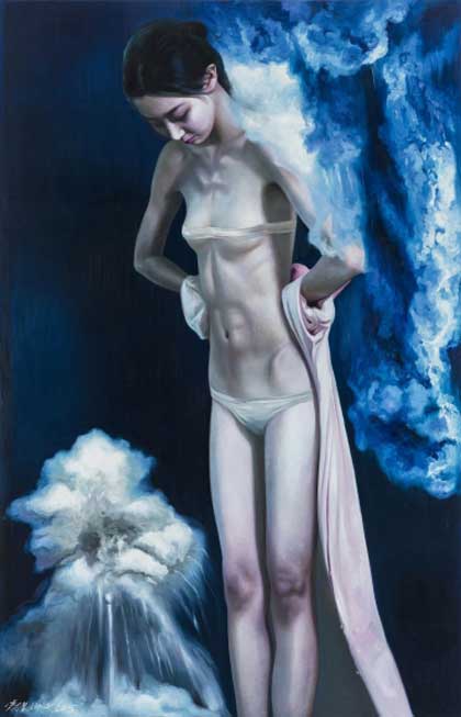 Ling Jian  凌健 -  Siren N° 2  -  Oil on canvas  -  2015    