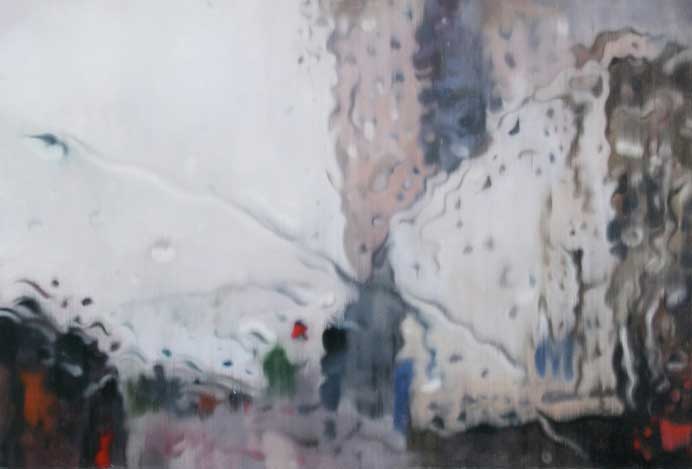 Ye Jianqing  叶剑青 - City scape 29 - Oil on canvas  2007 