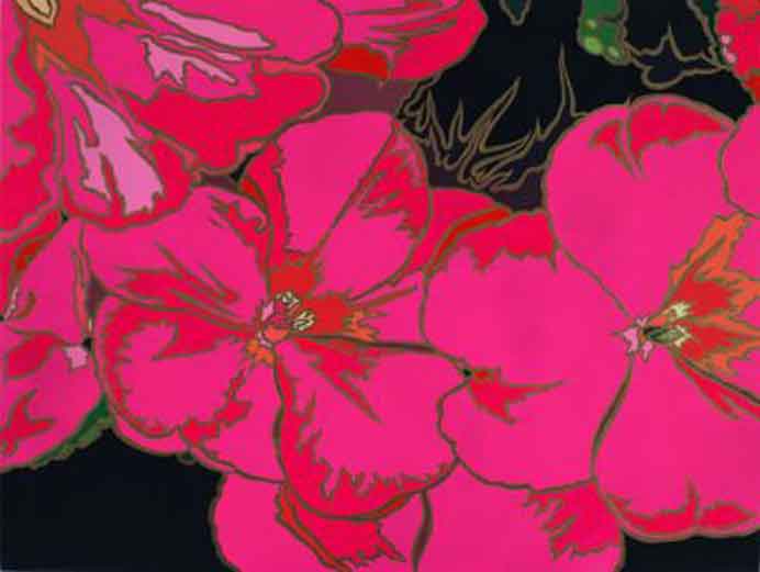 Lan Yi  兰一  -  Flower  -  painting  -  2009  