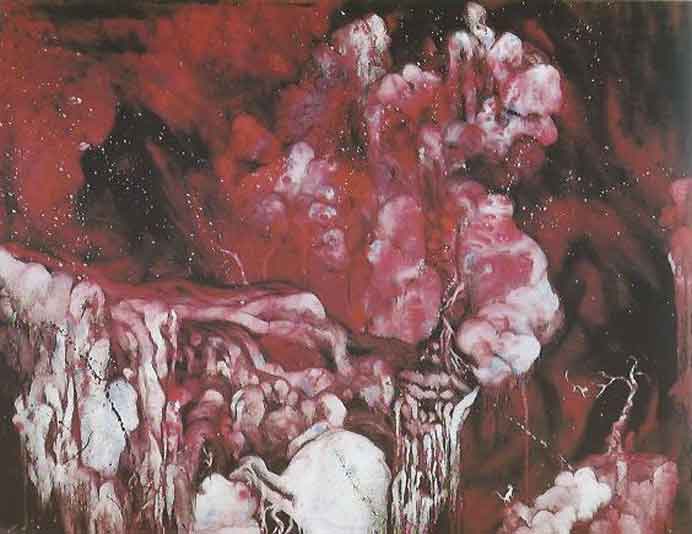 Chang Ling  常陵   -  Flesh Landscape - The Flavor in Zhushan  -  Oil on canvas  -  2006 