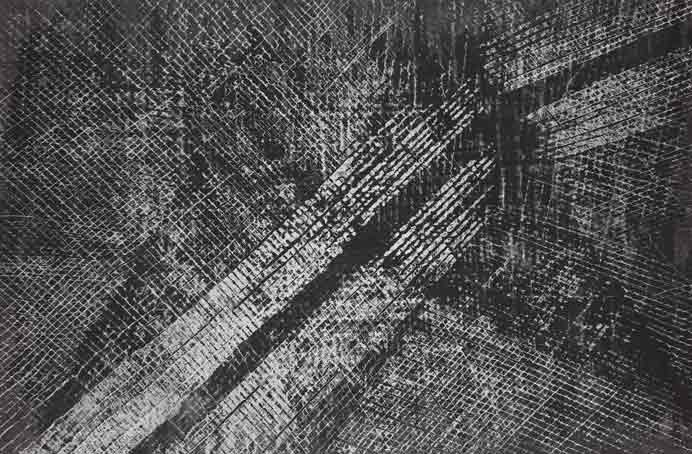 Zhang Zhaohui  张朝晖   - Black and white,in on rice paper - 97X179cm - 2021