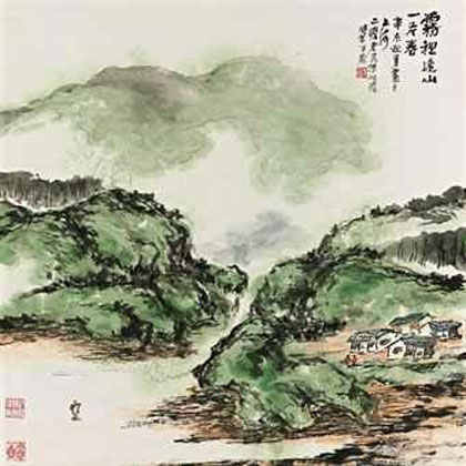   Zhu Qizhan  朱屺瞻 