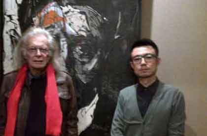 Michel Nau with Zhang Hongyu  张宏宇