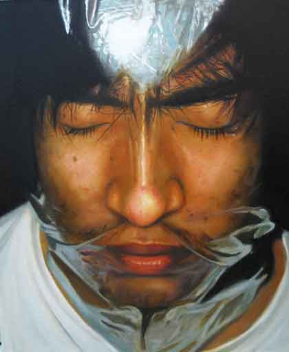 © Guozheng Hao - Peinture à l'huile 50 x 60 cm 2008