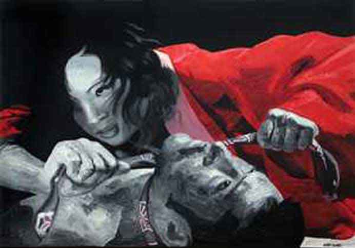 Gao Zengli 高增礼 - Le Baiser - Huile sur toile 76 x 116 cm 2011 Gao Zengli 高增礼 - Le Baiser - Huile sur toile 76 x 116 cm 2011