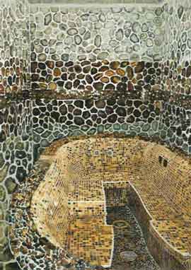 Yuan Yuan  袁远  - invitation 21x15cm  pour exposition Steam Rooms  24.06 30.07 2011  JGM. Galerie  Paris