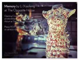 Li Xiaofeng 李晓峰 - Memory - 2012 The Opposite House Beijing - invitation Li Xiaofeng 李晓峰
