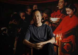 Wang Yidong  王沂东  -  portrait  -  chinesenewart