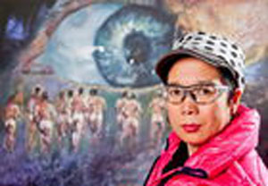  Jiny Lan  蓝竟  -  portrait  -  chinesenewart   