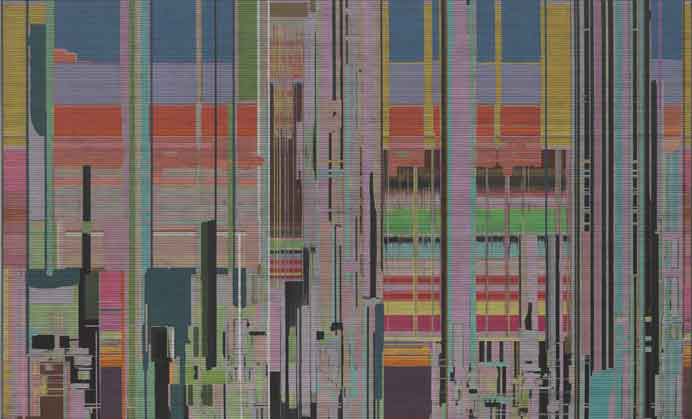  Liu Wei  刘韡 -  Liberation N°.18  -  Oil on canvas  220 x 360 cm 