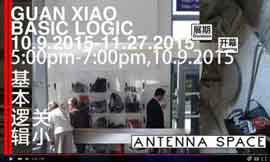 Guan Xiao - Basic Logic 09.10 27.11 2015 Antenna Space  Shanghai