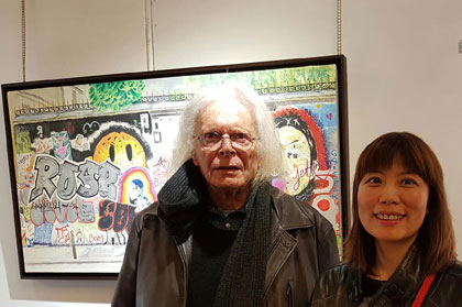 Jie Wang 王杰 et Michel Nau - © photo Michel Nau Jie Wang 王杰 et Michel Nau - © photo Michel Nau