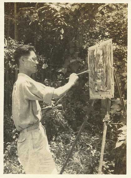 © Ni Yide portrait - photo collection Michel Nau - chinesenewart