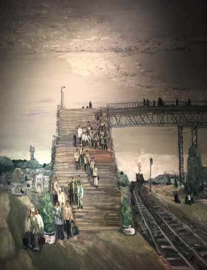 Ren Chuanwen 任传文 - Floating Station - Oil on canvas - 2011 Ren Chuanwen 任传文 - Floating Station - Oil on canvas - 2011