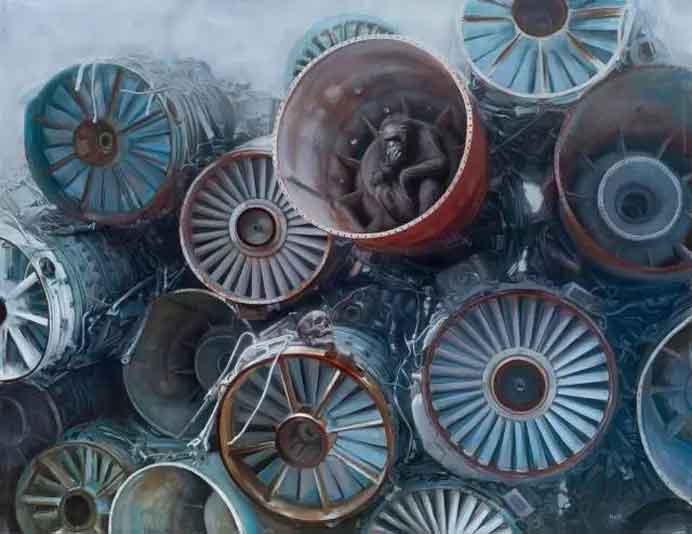 Chen Langmu 陈朗慕 - You’ll Never Know What I’m Thinking 你永远不知道我在想什么 - 2012 Oil on canvas © Chen Langmu 陈朗慕 - You’ll Never Know What I’m Thinking 你永远不知道我在想什么 - 2012 Oil on canvas