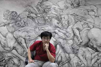 Ding Fang  丁方  -  portrait  -  chinesenewart