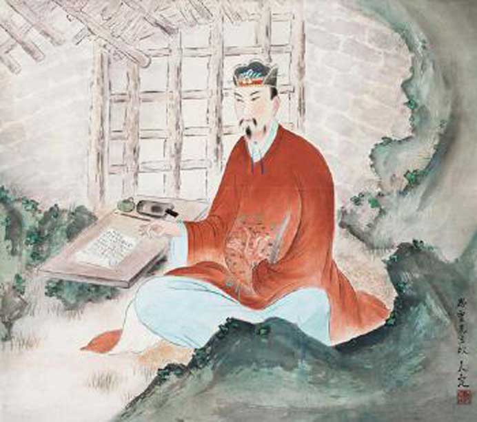 Fang Rending  方人定 - The portrait of Wen Tianxiang 