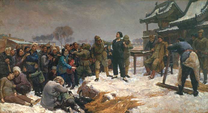 Feng Fasi 冯法祀 - Liu Hulan died a martyr 1957
- oil on canvas
- collection of the National Art Museum of China Feng Fasi 冯法祀 Liu Hulan died a martyr 1957 - oil on canvas - collection of the National Art Museum of China