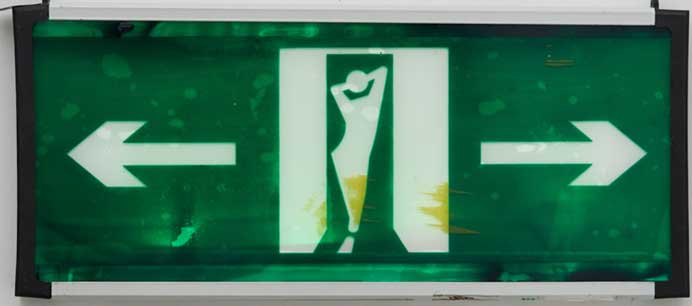 Li Ming 李明 - EXIT Sign - Screen Printing - Lightbox 2017 Li Ming 李明 - EXIT Sign - Screen Printing - Lightbox 2017