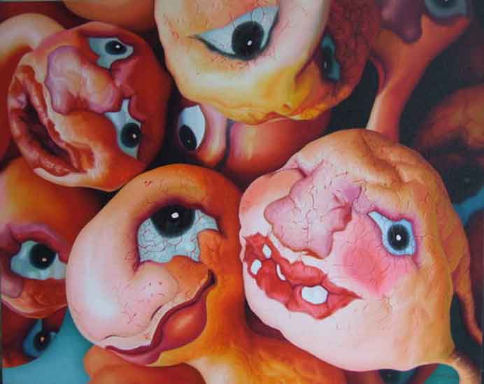 Lü Shang 吕上 - Extrude 5 - oil on canvas 2007 Lü Shang 吕上- Extrude 5 - oil on canvas 2007