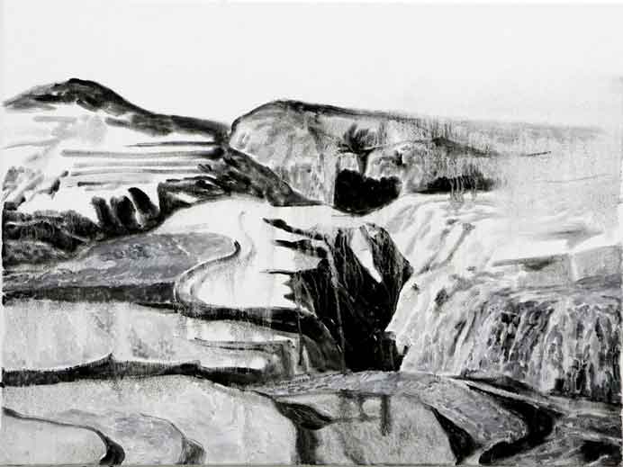 Qiu Anxiong 邱黯雄 - The Temptation of the Land 2009 - painting from animation - acrylic on canvas Qiu Anxiong 邱黯雄 - The Temptation of the Land 2009 - painting from animation - acrylic on canvas