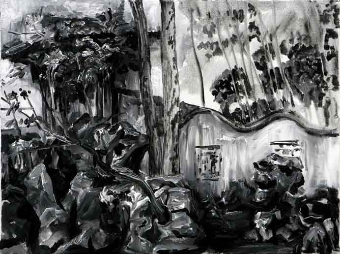 Qiu Anxiong 邱黯雄 - The Temptation of the Land 2009 - painting from animation - acrylic on canvas Qiu Anxiong 邱黯雄 - The Temptation of the Land 2009 - painting from animation - acrylic on canvas