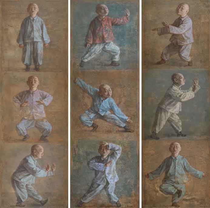  Wang Gang  王刚 - Positions - Huile sur toile