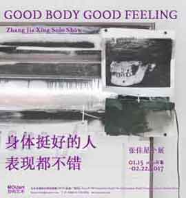 Good Body Good Feeling  身体挺好的人表现都不错 - Solo show Zhang Jiaxing - 15.01 22.02 2017  Mouart  Beijing  -  poster