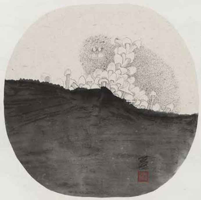 Zhang Meng 张猛 - Mushroom 019
- ink on paper 2016 Zhang Meng 张猛 - Mushroom 019 - ink on paper 2016