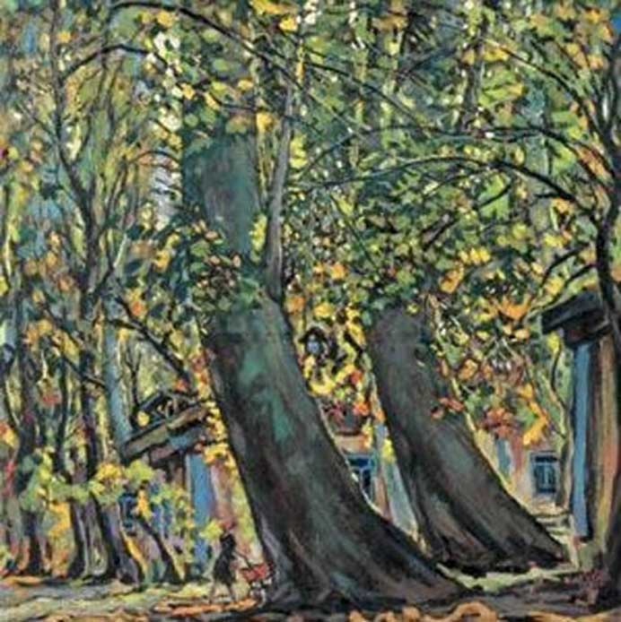 Zhao Yixiong  赵以雄 - Landscape  - Oil on canvas