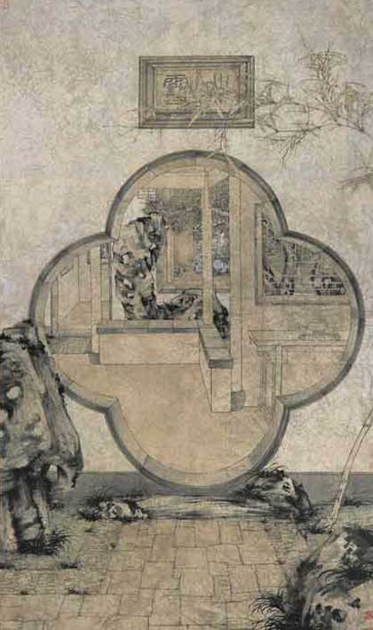 Zheng Li  郑力 - Pure as Snow, 2002   -   Ink and Colour on Paper, 233x135cm  - Bronze Award, 10th National Exhibition of Fine Arts, China -Image Courtesy of the Artist and Hanart TZ Gallery