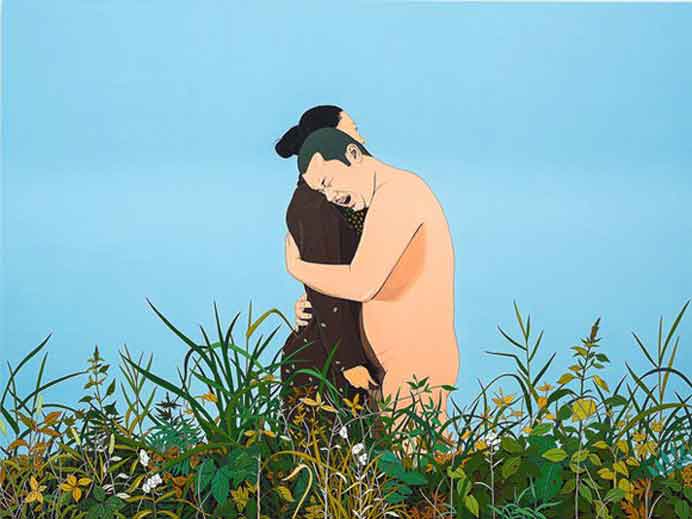 © Chen Fei  陈飞 -  Romance of the Mute  -  Acrylic on linen  -  2014 