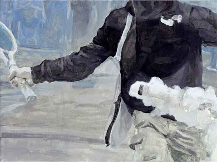 Cheng Halley 鄭哈雷 - Sport - Acrylic on linen - 2017 Cheng Halley 鄭哈雷 - Sport - Acrylic on linen - 2017