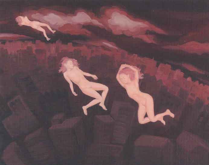 Guo Yan  郭燕  -  Float N°21-22  -  Oil on canvas  -  2008