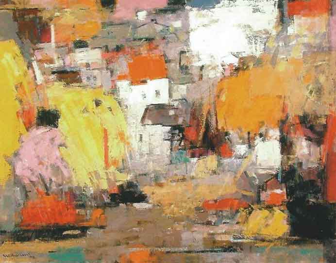 Ho Chao-Chu 何肇衢  -  Oil on canvas  -  1998  