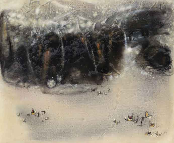 © Hu Chi-Chung  胡奇中 -   Oil on Canvas  -  1967 