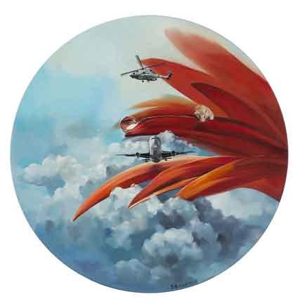 © Hui Wei  惠唯 -  It's a Beautiful Small World 2 - Oil on canvas  -  2013   