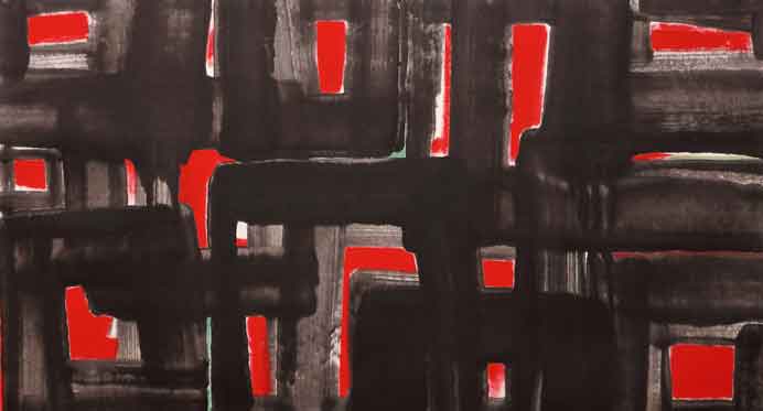 Lin Yusi  林于思  -  New Era  -  Chinese ink on paper mounted on canvas  -  2017 