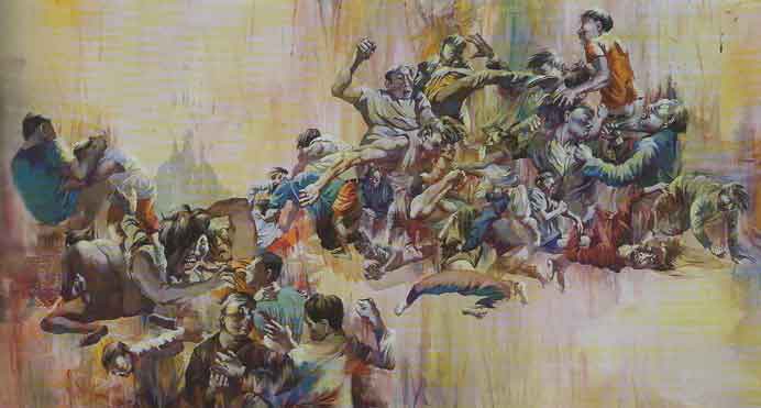  Liu Lining  刘力宁 - Parc d'attraction 2013  -  Acrylic on canvas  -  2013 