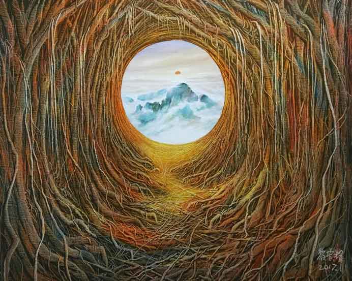 Li Zenghui 黎增辉 - 紫气东来 - Oil painting - 2017 Li Zenghui 黎增辉 - 紫气东来 - Oil painting - 2017