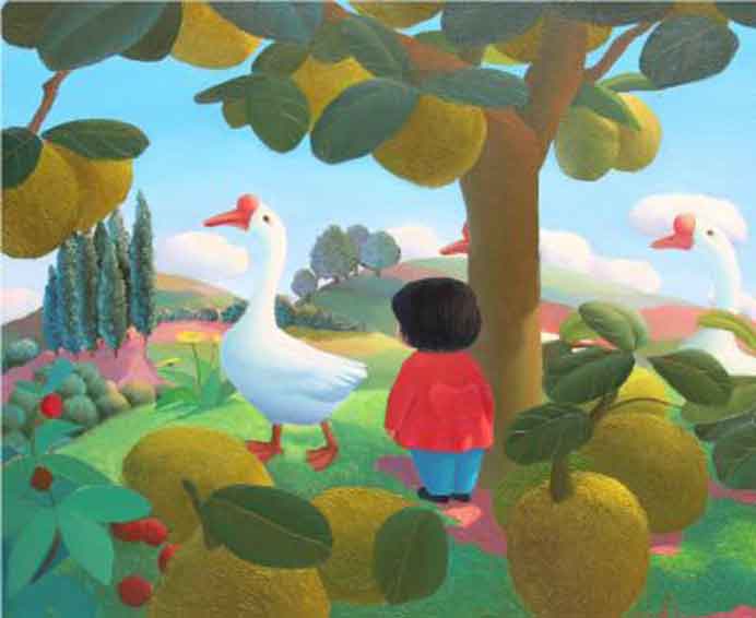 Ma Dan  马丹-  Warm mound  -  Oil on canvas  -  2014 