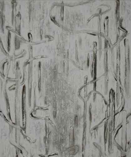 © Qin Yifeng  秦一峰   -  Line Field  -  Oil painting  -  2009  