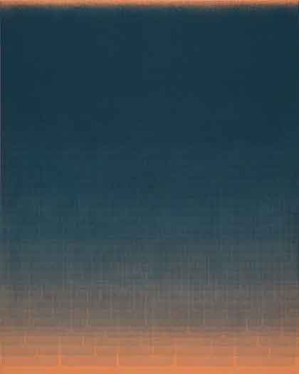 Shen Chen  沈忱  -  Untitled N° 72007 17 - acrylic on canas  -  2017  -  private collection