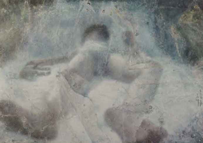 Shi Chong 石冲 - Chitchat - watercolor on paper - 2018 Shi Chong 石冲 - Chitchat - watercolor on paper - 2018