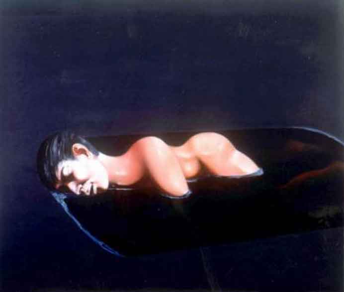 Song Yonghong 宋永红 - Bath of Consolation N°.35 - Oil on canvas - 2003 Song Yonghong 宋永红