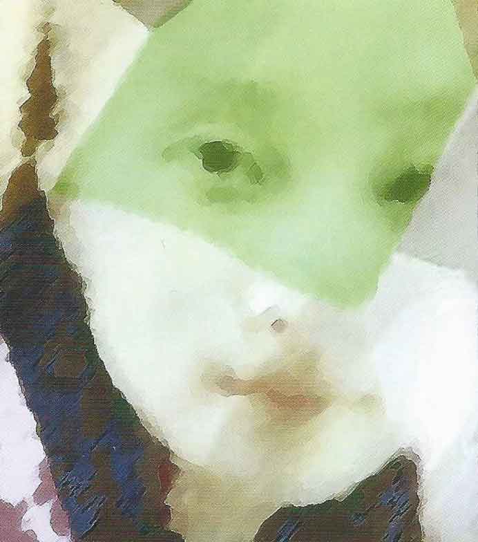 Tung Lo 童路  -  portrait  -  Jade 03  -  Oil on canvas  -  2007