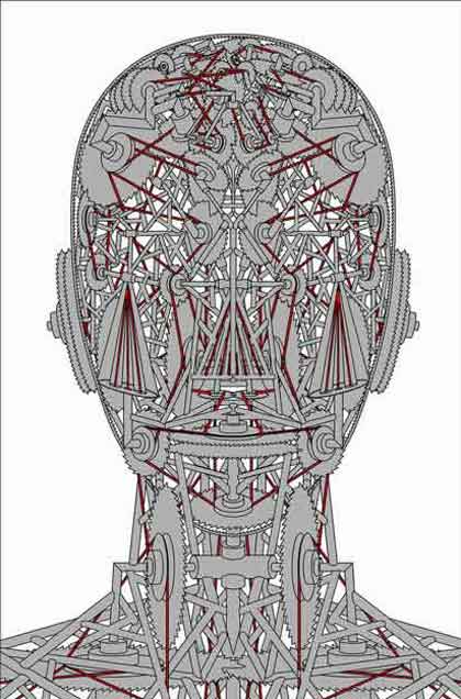 © Wang Luyan  王鲁炎 -  Self of the Other D11-01 Acrylic on canvas  -  2011  